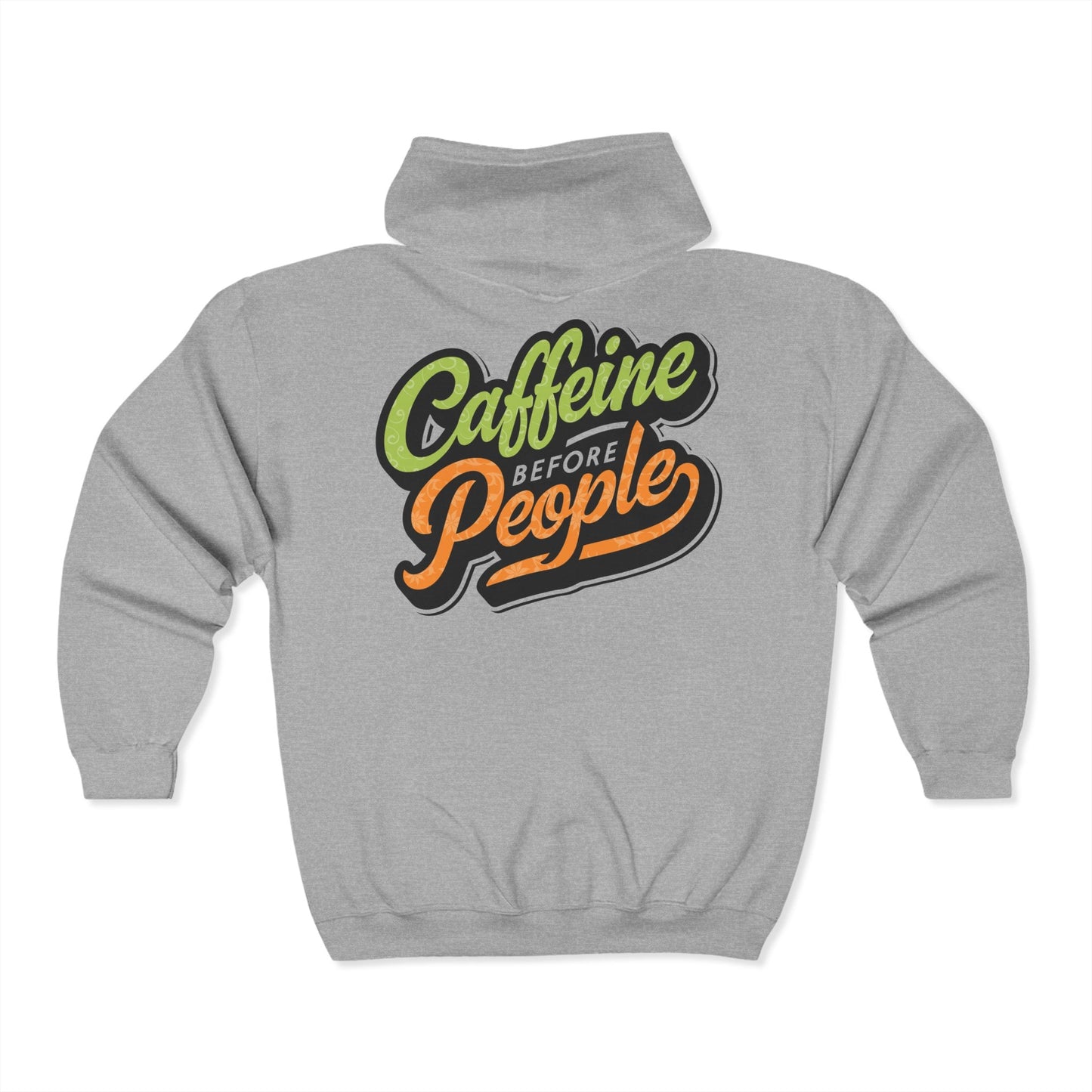 Caffeine Before People Sweatshirt - 76256739232464251449