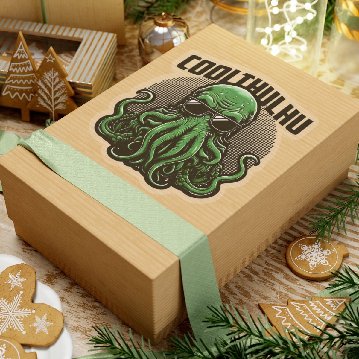 Coolthulhu Kiss - Cut Stickers - 17973099129878632427
