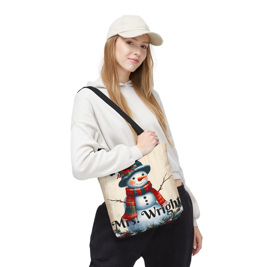 Customizable Snowperson Tote Bag - 24304135013939701077