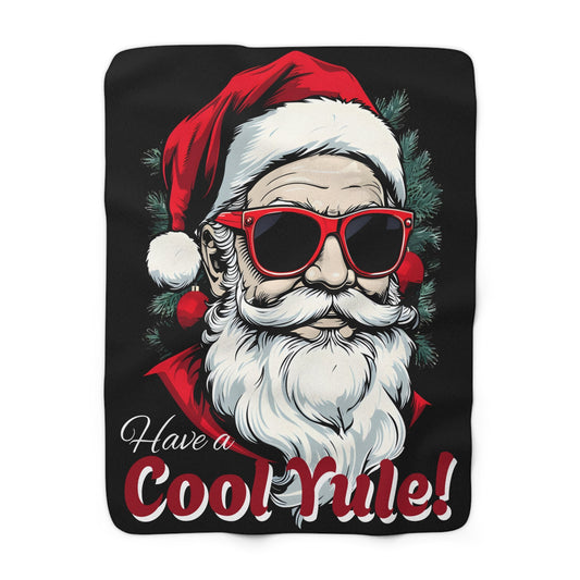 Have a Cool Yule Sherpa Fleece Blanket - 14604708366192241160