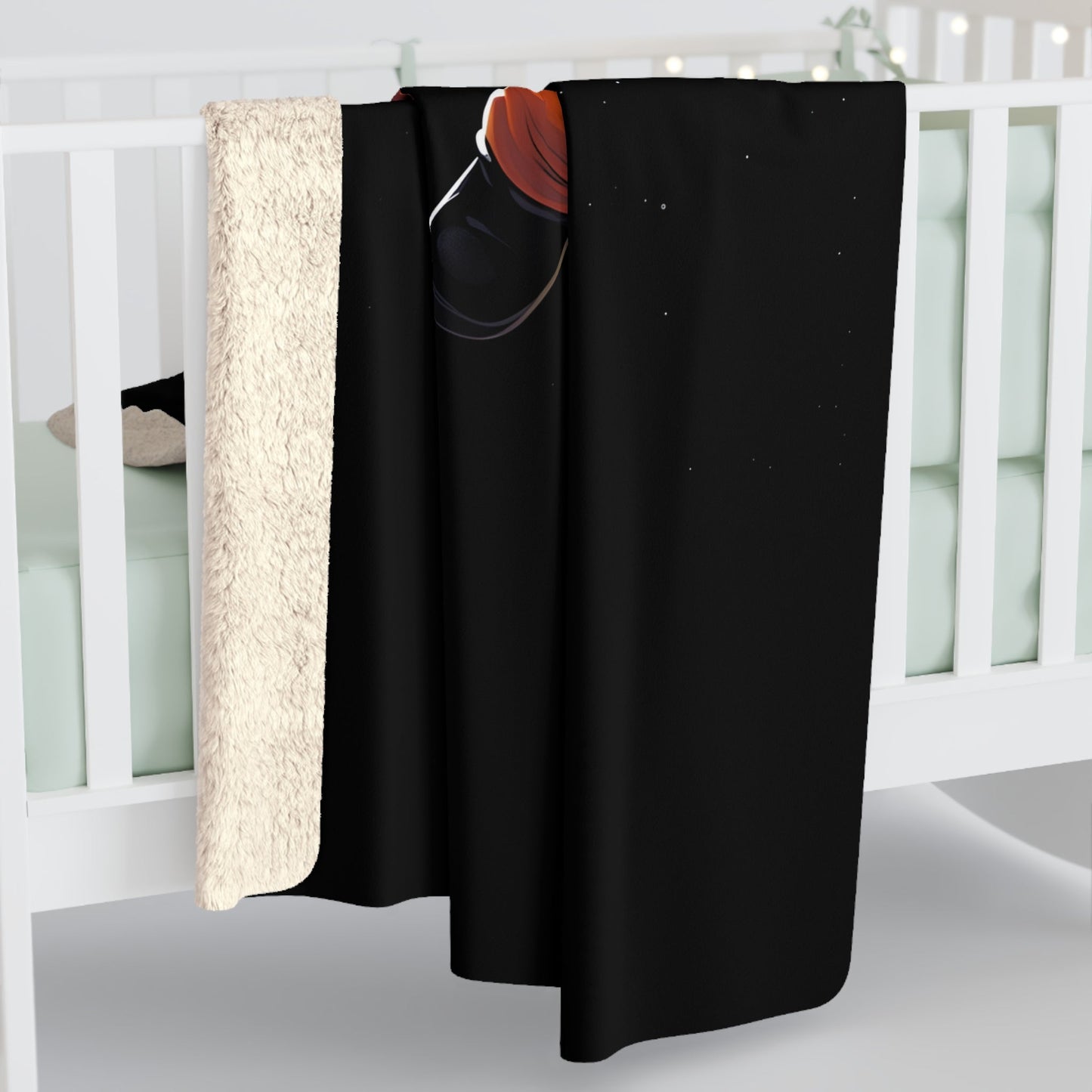 Personalized Astronaut Sherpa Fleece Blanket - 30188990336586949457