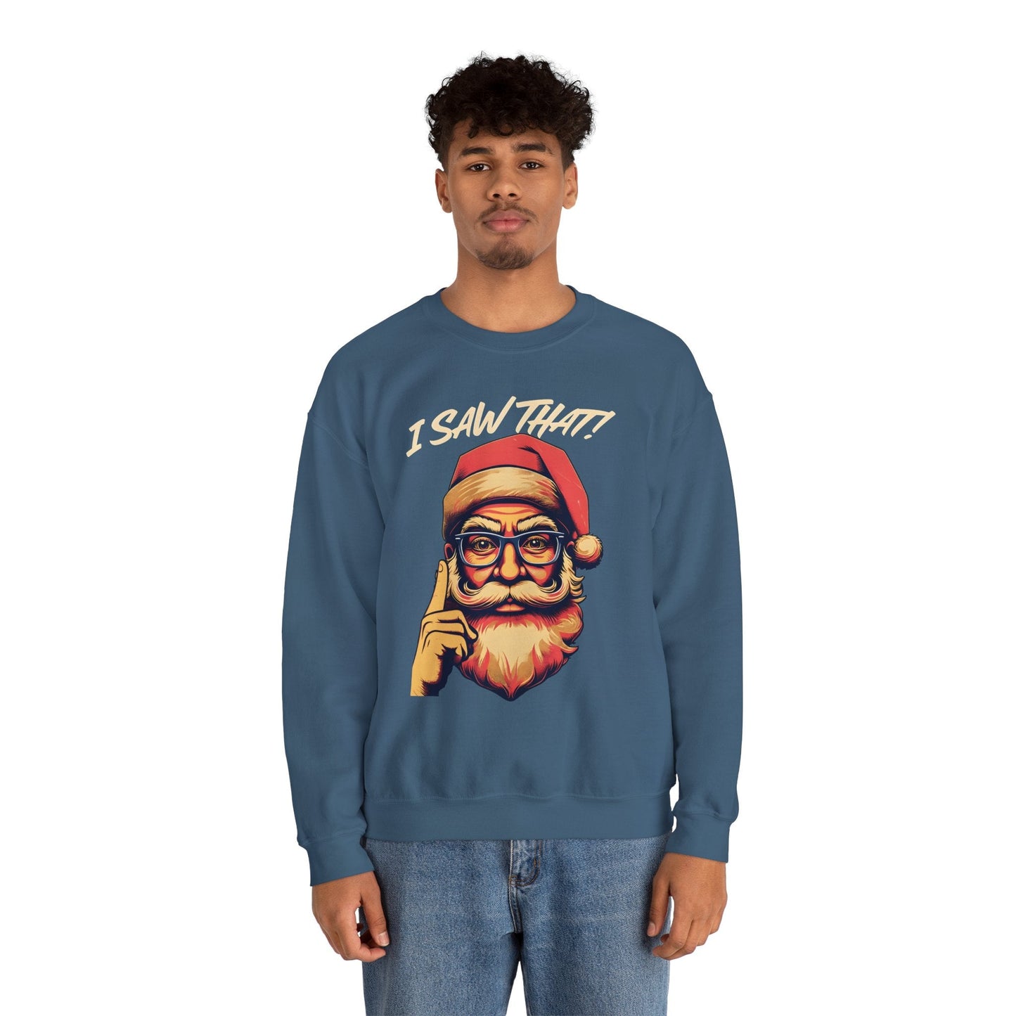Santa 'I saw that' Sweatshirt - 34015427425154441043