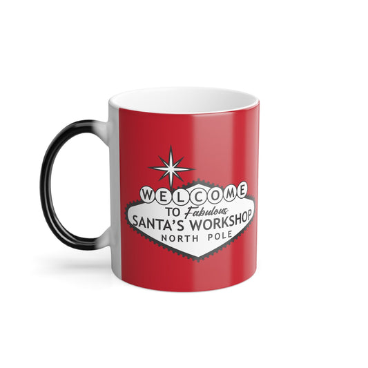 Santa's Workshop Color Morphing Mug - 17142548554736465023