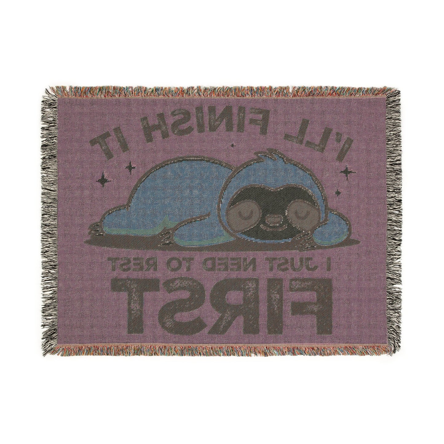 Sloth Resting Throw Blanket - 27696269392643183465