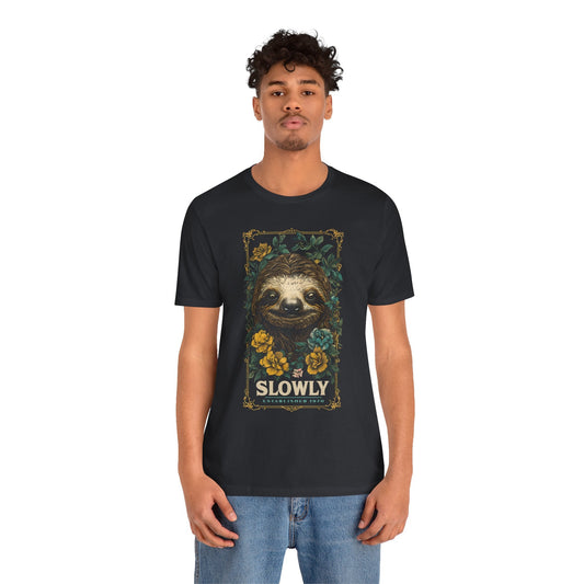 Slowly Sloth Tee - 27005451443387392698