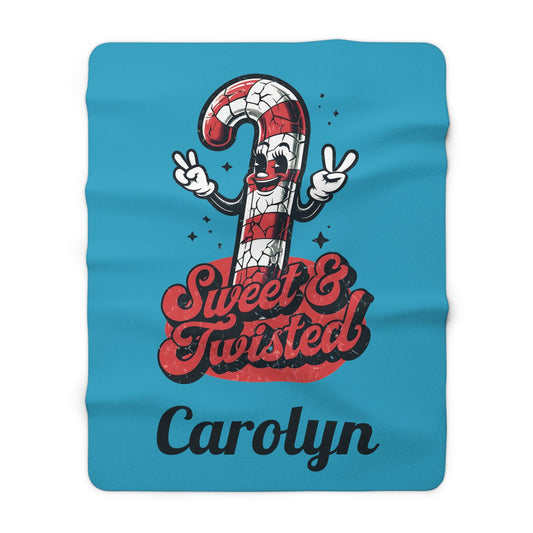 Sweet & Twisted Sherpa Fleece Blanket - 15442088531024018569