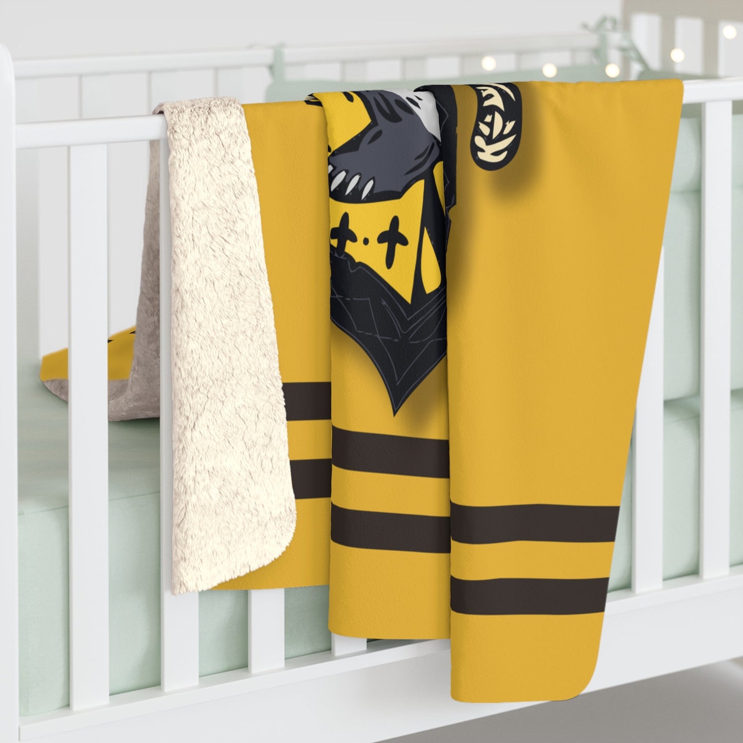 Wizard Gold Sherpa Fleece Blanket - 20705351214930310241