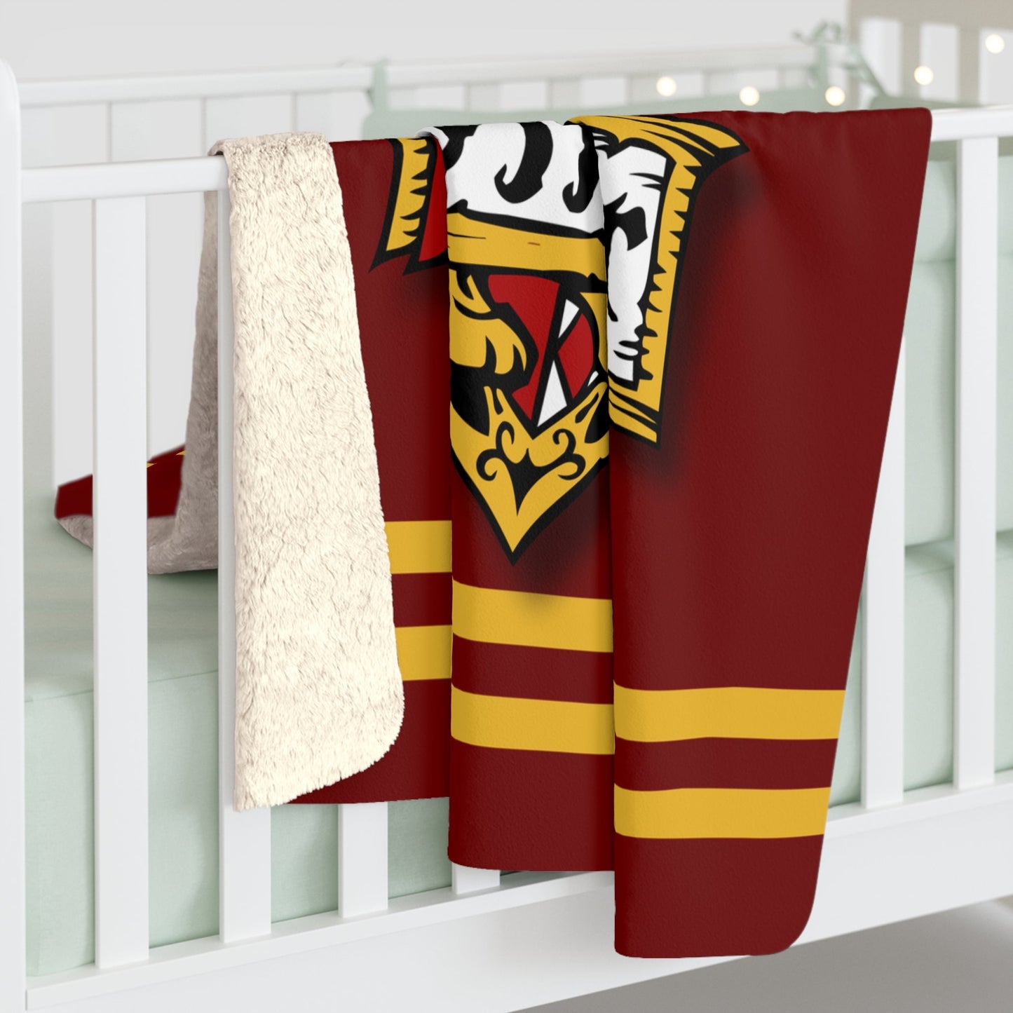 Wizard Maroon Sherpa Blanket - 22964629333638873470