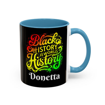 Black History is World History Coffee Mug (Personalizable) - 37390152850970684549
