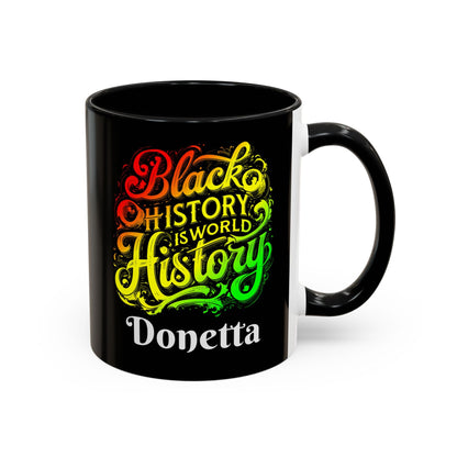 Black History is World History Coffee Mug (Personalizable) - 37390152850970684549