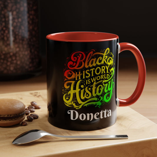 Black History is World History Coffee Mug (Personalizable) - 30893490357681613621