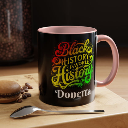 Black History is World History Coffee Mug (Personalizable) - 22633875921329339597
