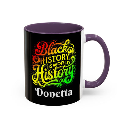 Black History is World History Coffee Mug (Personalizable) - 37390152850970684549