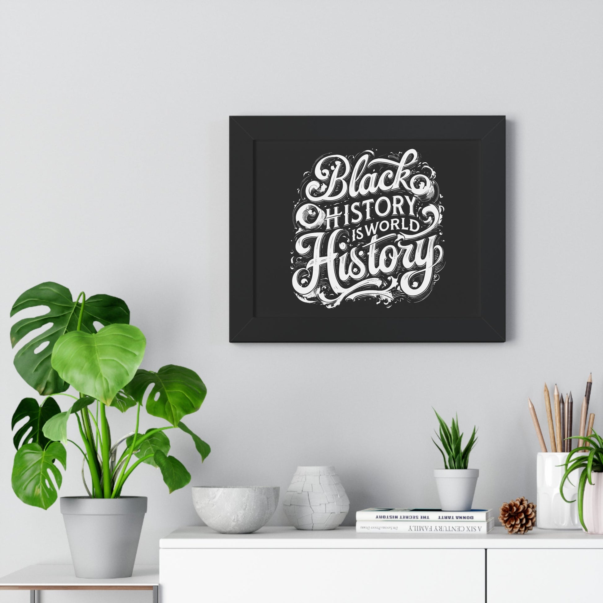 Black History is World History Framed Poster - 18579124447509004514