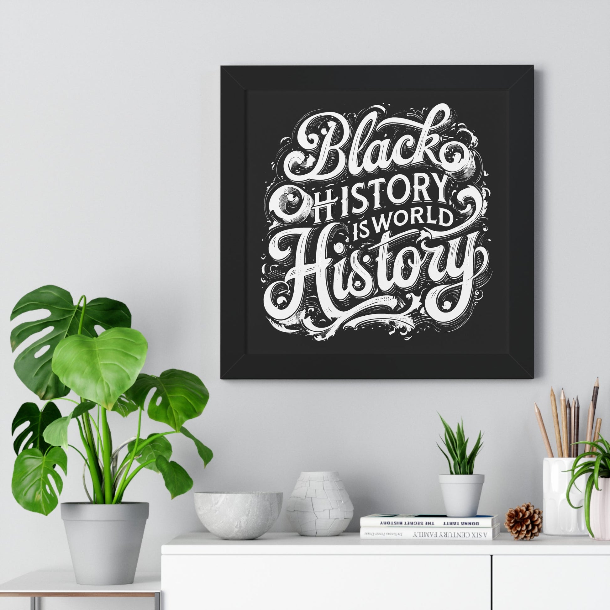 Black History is World History Framed Poster - 18579124447509004514