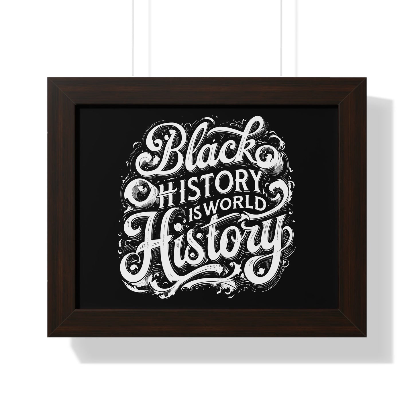 Black History is World History Framed Poster - 31771584182353713537