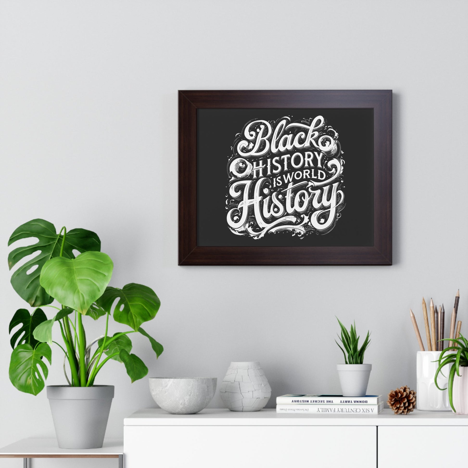 Black History is World History Framed Poster - 18579124447509004514