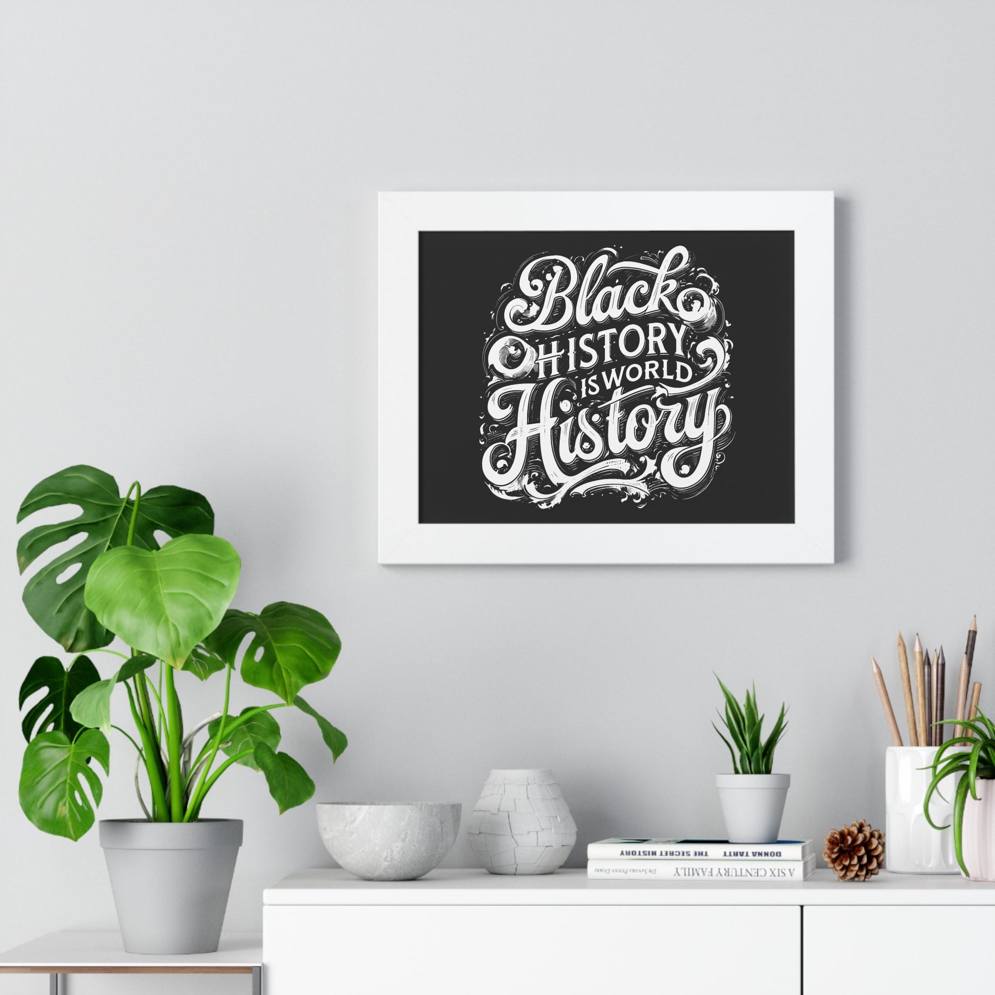 Black History is World History Framed Poster - 18579124447509004514