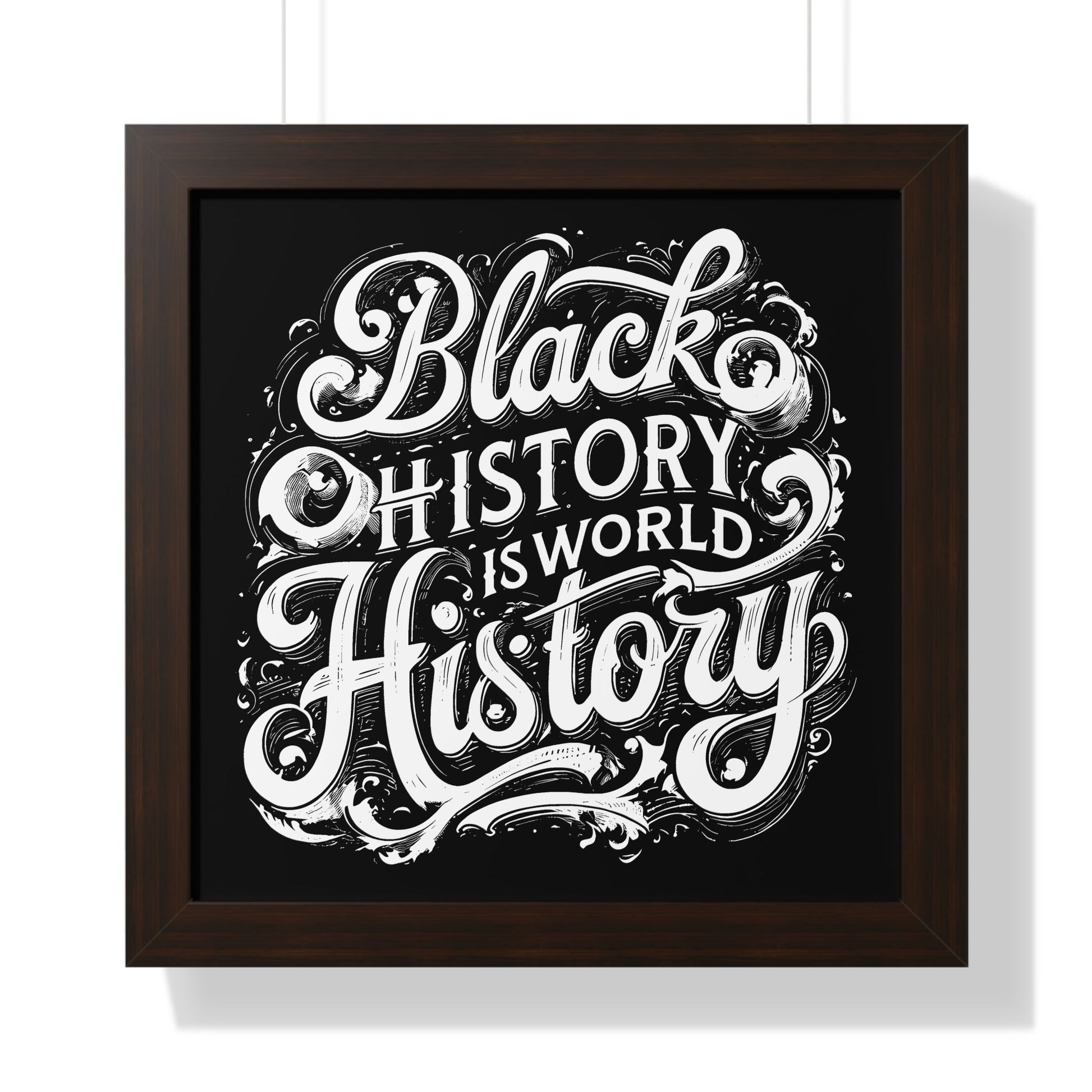 Black History is World History Framed Poster - 18579124447509004514