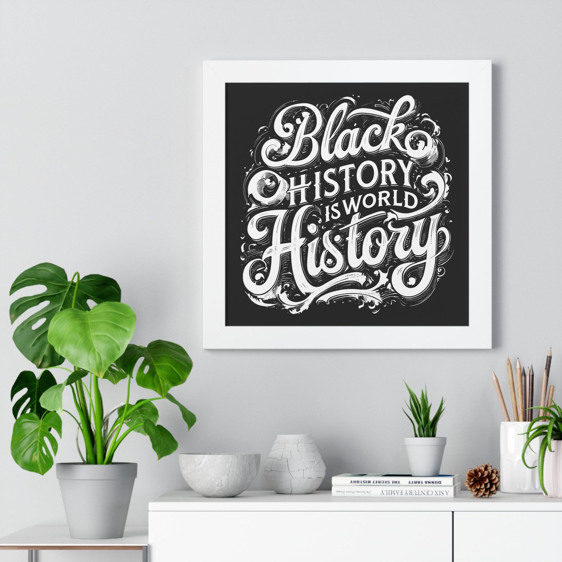 Black History is World History Framed Poster - 18579124447509004514