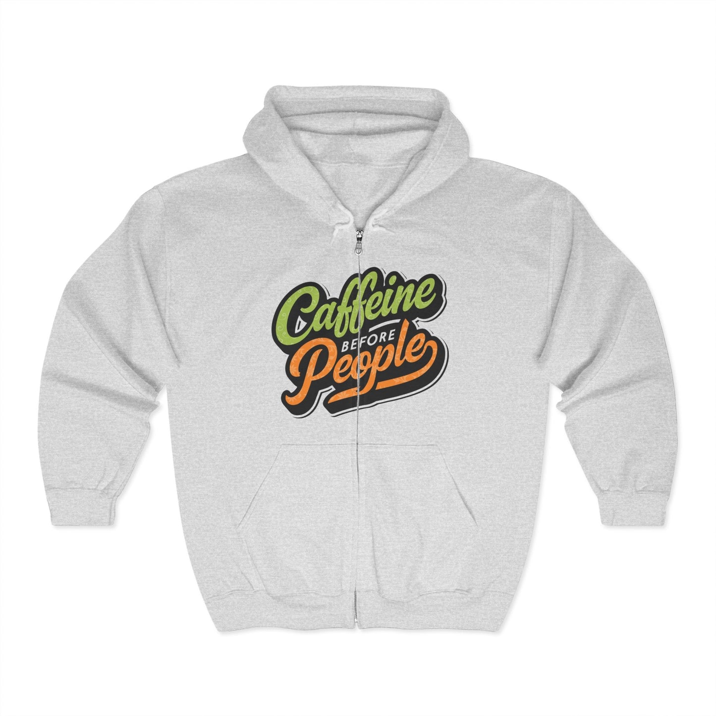 Caffeine Before People Sweatshirt - 18537538421210788240