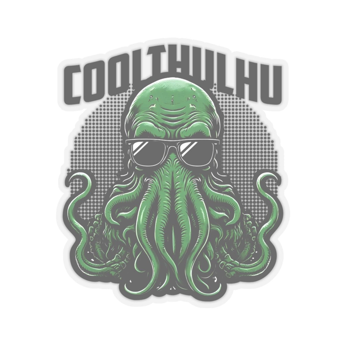 Coolthulhu Kiss - Cut Stickers - 17622353573344004416