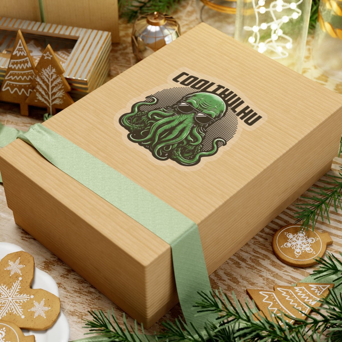 Coolthulhu Kiss - Cut Stickers - 17973099129878632427