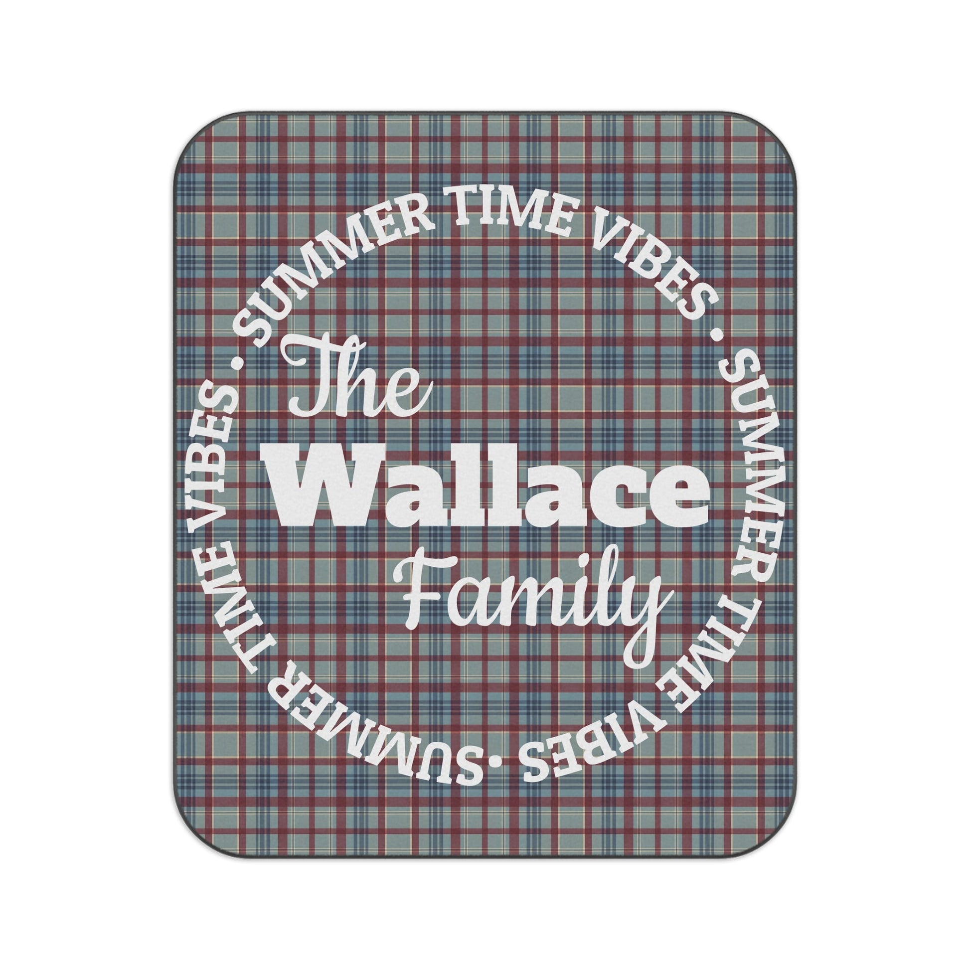 Customizable Family Summer Picnic Blanket - 22398277557224785459
