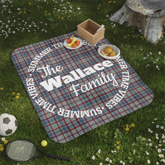 Customizable Family Summer Picnic Blanket - 22398277557224785459