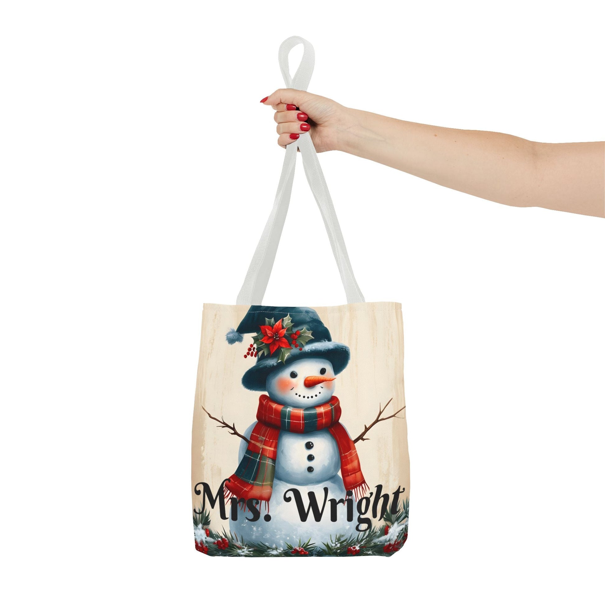 Customizable Snowperson Tote Bag - 13256774056206679112