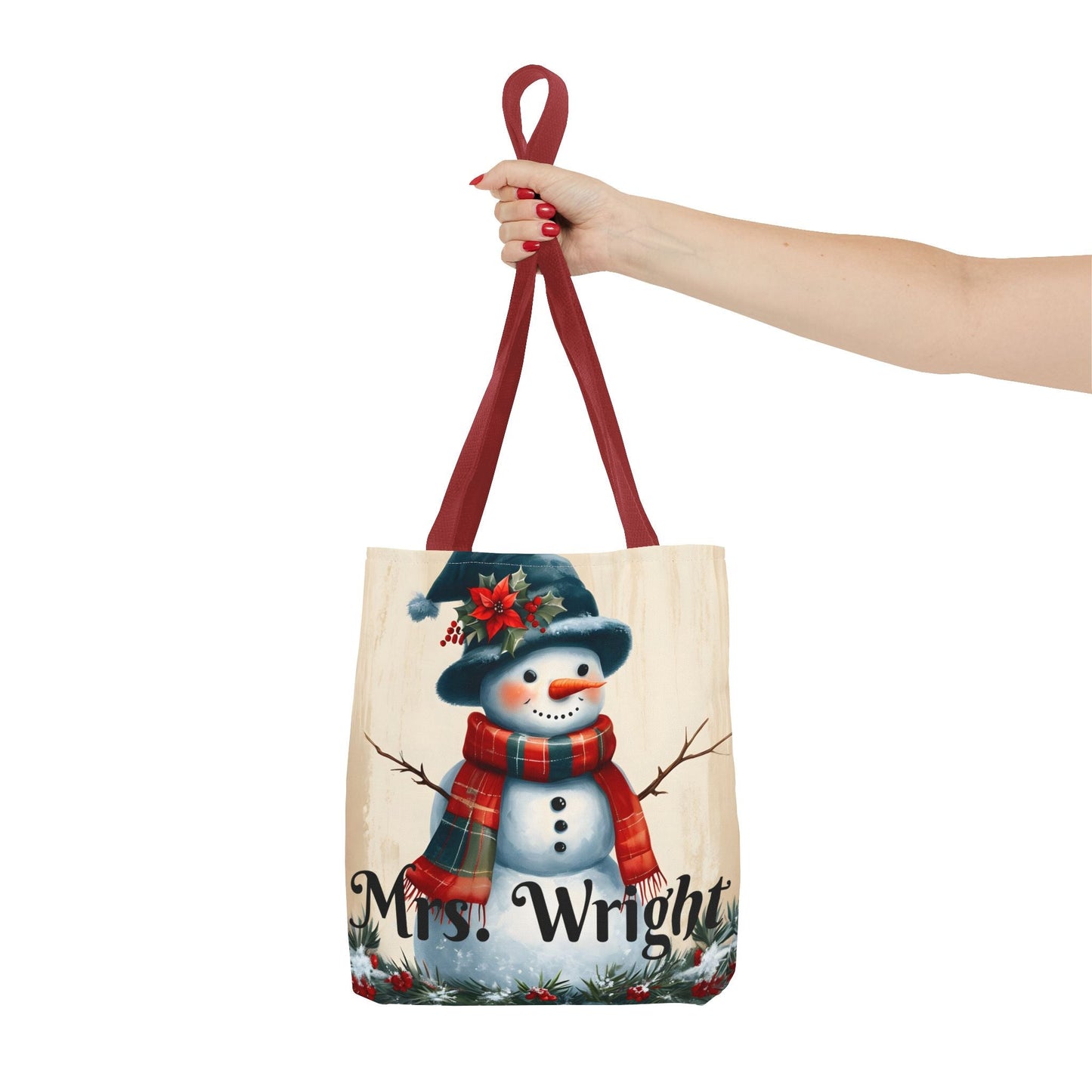 Customizable Snowperson Tote Bag - 13256774056206679112