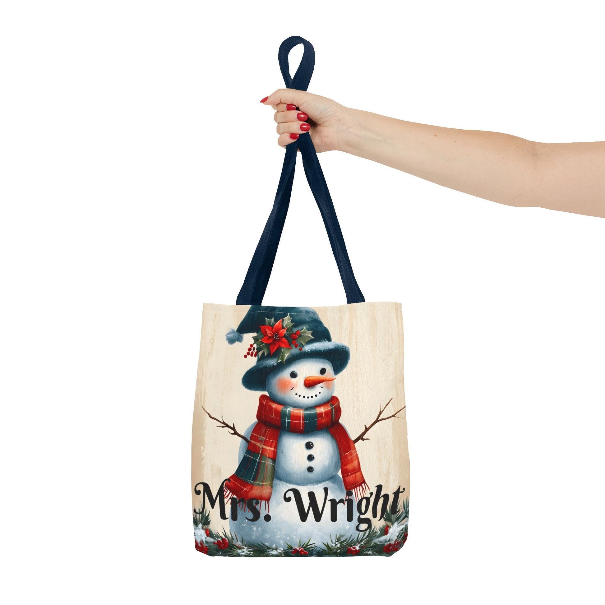 Customizable Snowperson Tote Bag - 13256774056206679112