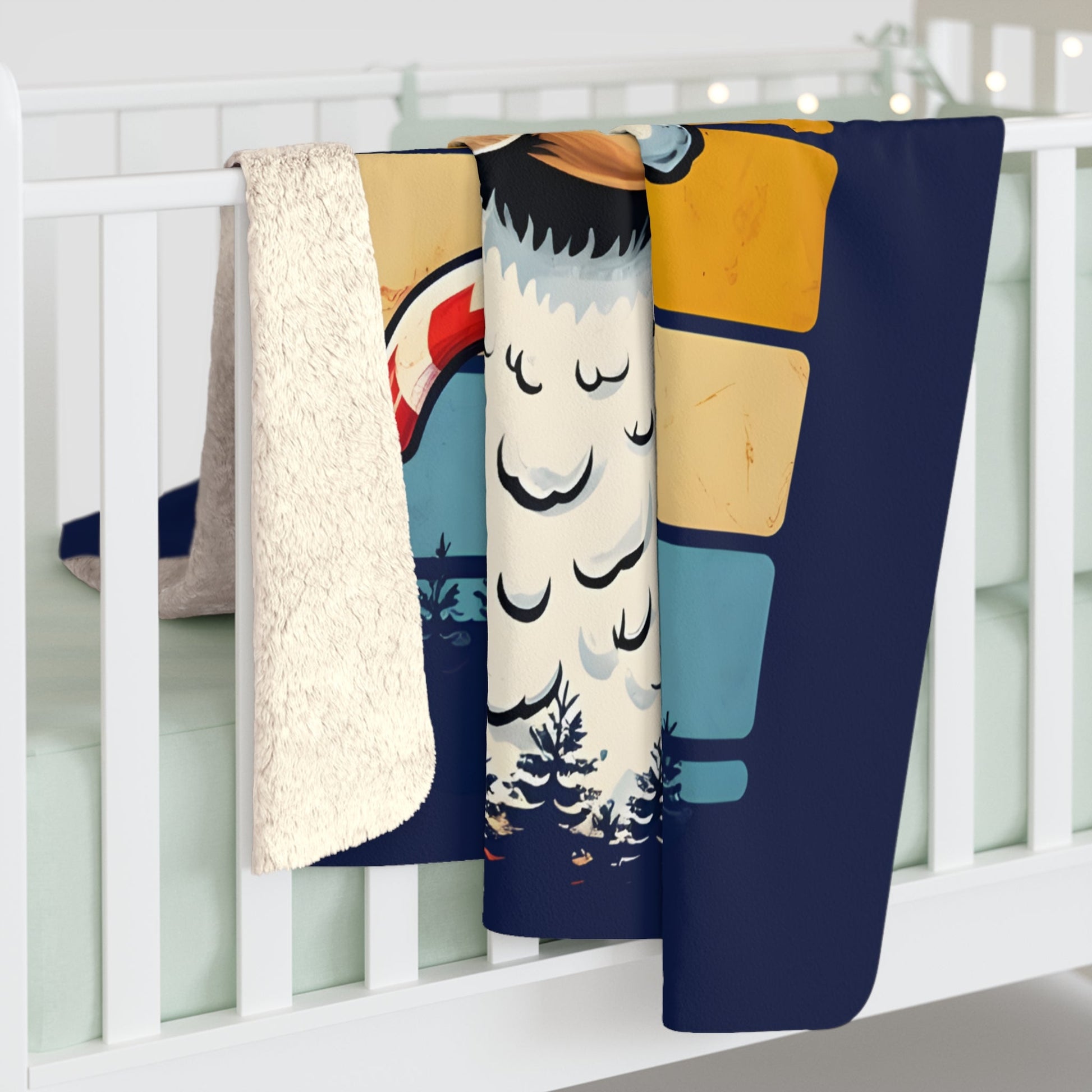 Fleece Navidad Llama Sherpa Fleece Blanket - 26152430945307638589