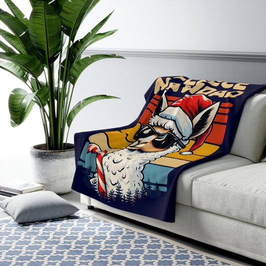 Fleece Navidad Sherpa Blanket - 11093238069480962620