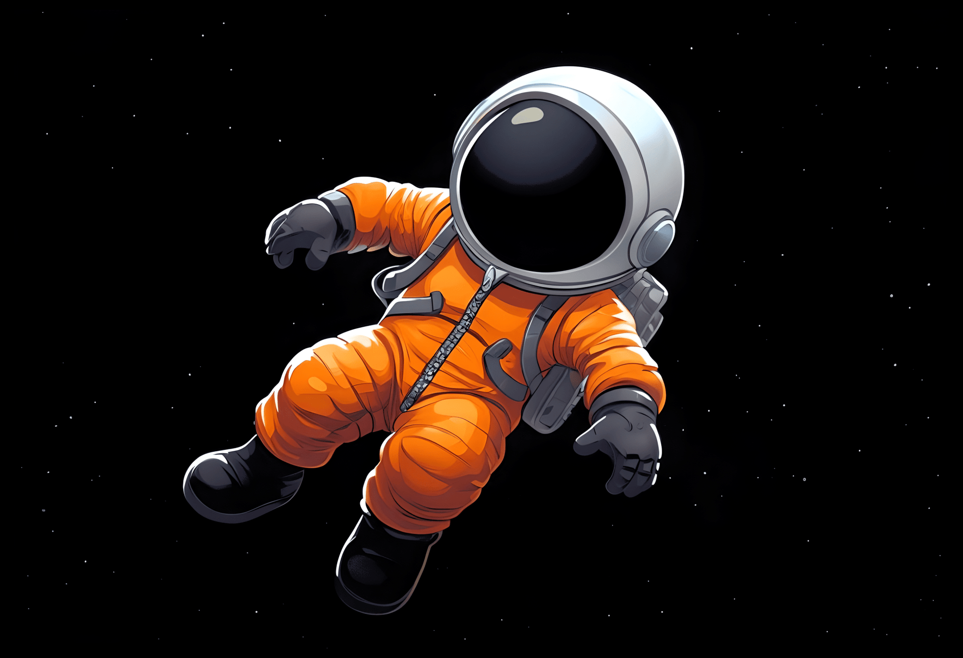 Floating Astronaut Tee - 13301031266086527447