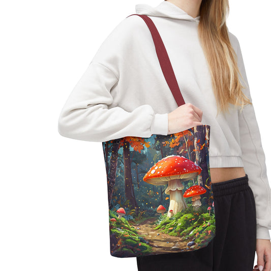 Forest Mushroom Tote Bag - 13560303667981168183