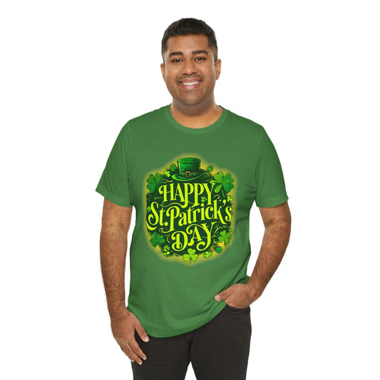 Happy St. Patrick's Day Unisex Tee - 23881987433142746737