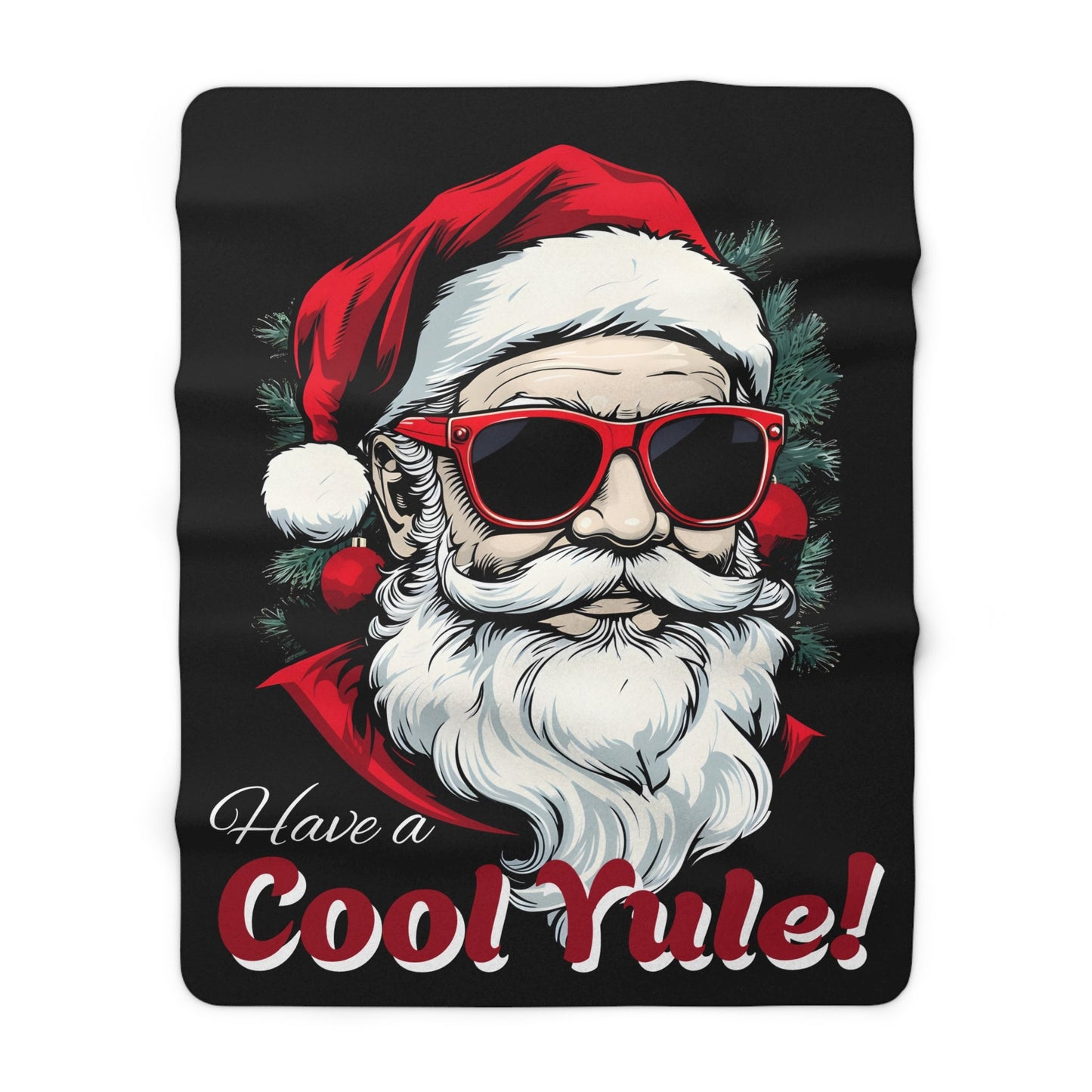 Have a Cool Yule Sherpa Fleece Blanket - 14604708366192241160