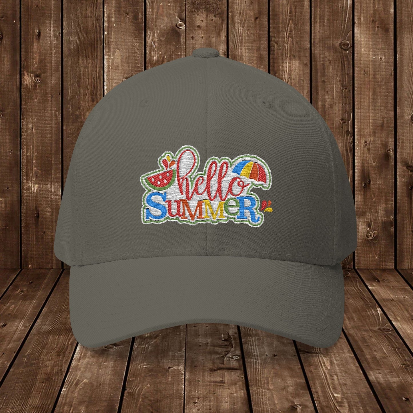 Hello Summer Embroidered Cap - 28590888847008996777
