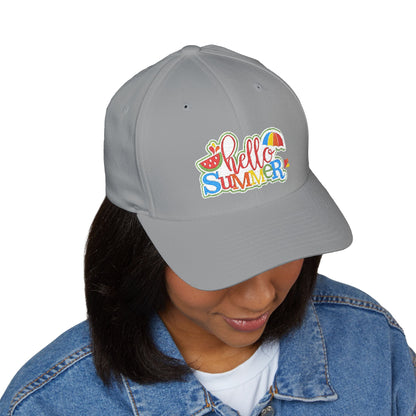 Hello Summer Embroidered Cap - 14035991160780781533