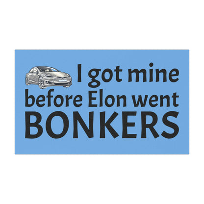 I got mine before he went bonkers Car Magnets - 17472069600367268806