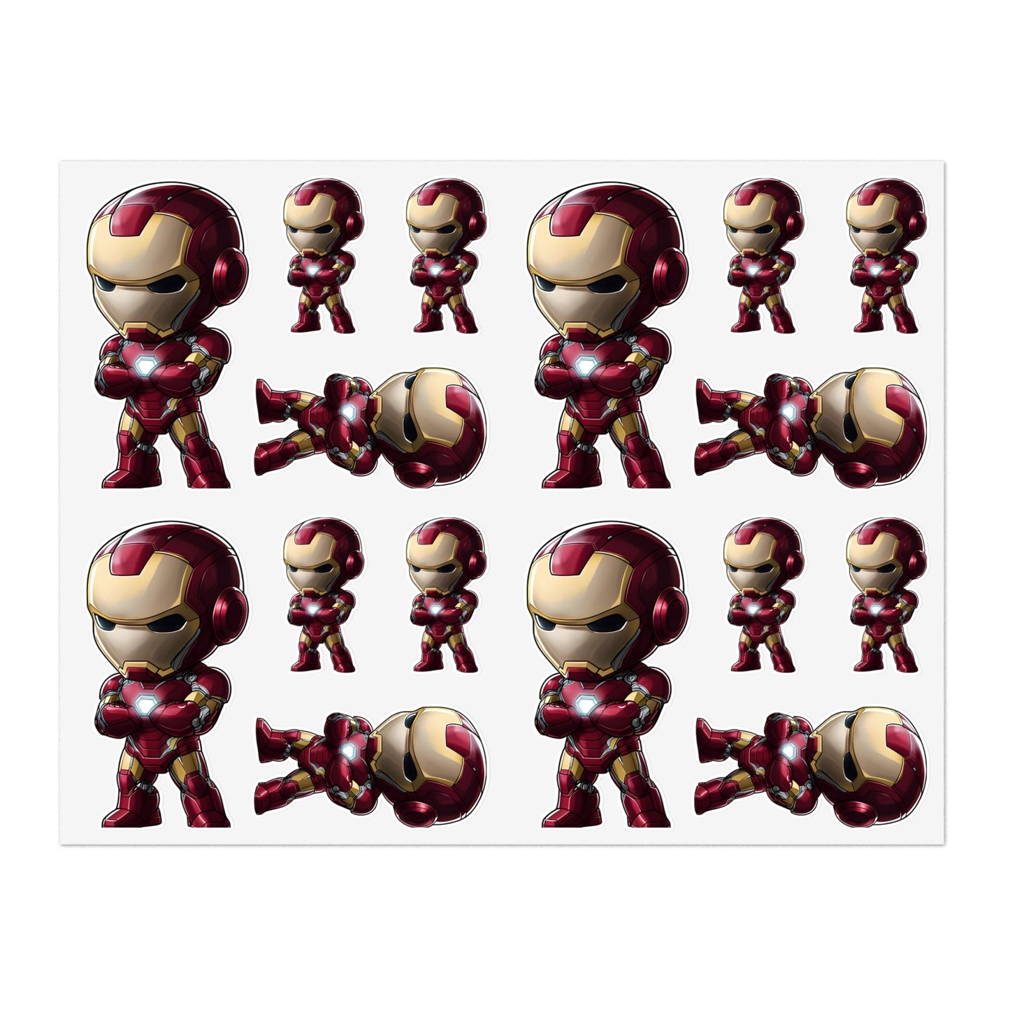 Iron Hero Sticker Sheets - 31603678060103056759