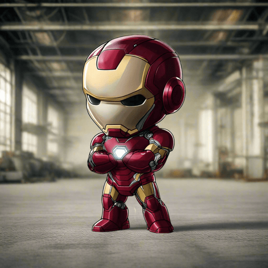 Iron - Man Chibi Kiss - Cut Stickers - 12010697729301689026