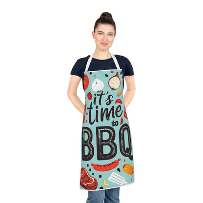 It's Time to BBQ Apron - 19346924127265384270