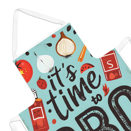 It's Time to BBQ Apron - 19346924127265384270
