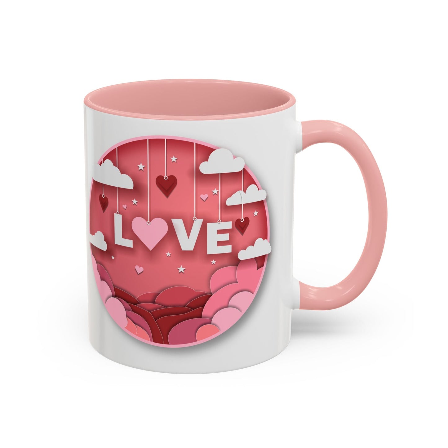 Love Shadowbox Accent Coffee Mug - 63906558651176600876