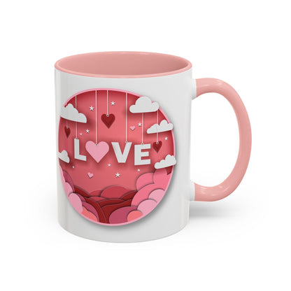 Love Shadowbox Accent Coffee Mug - 63906558651176600876