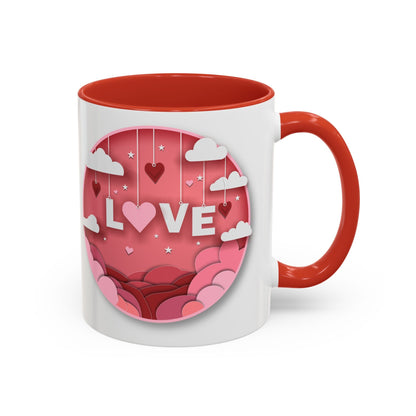 Love Shadowbox Accent Coffee Mug - 63906558651176600876