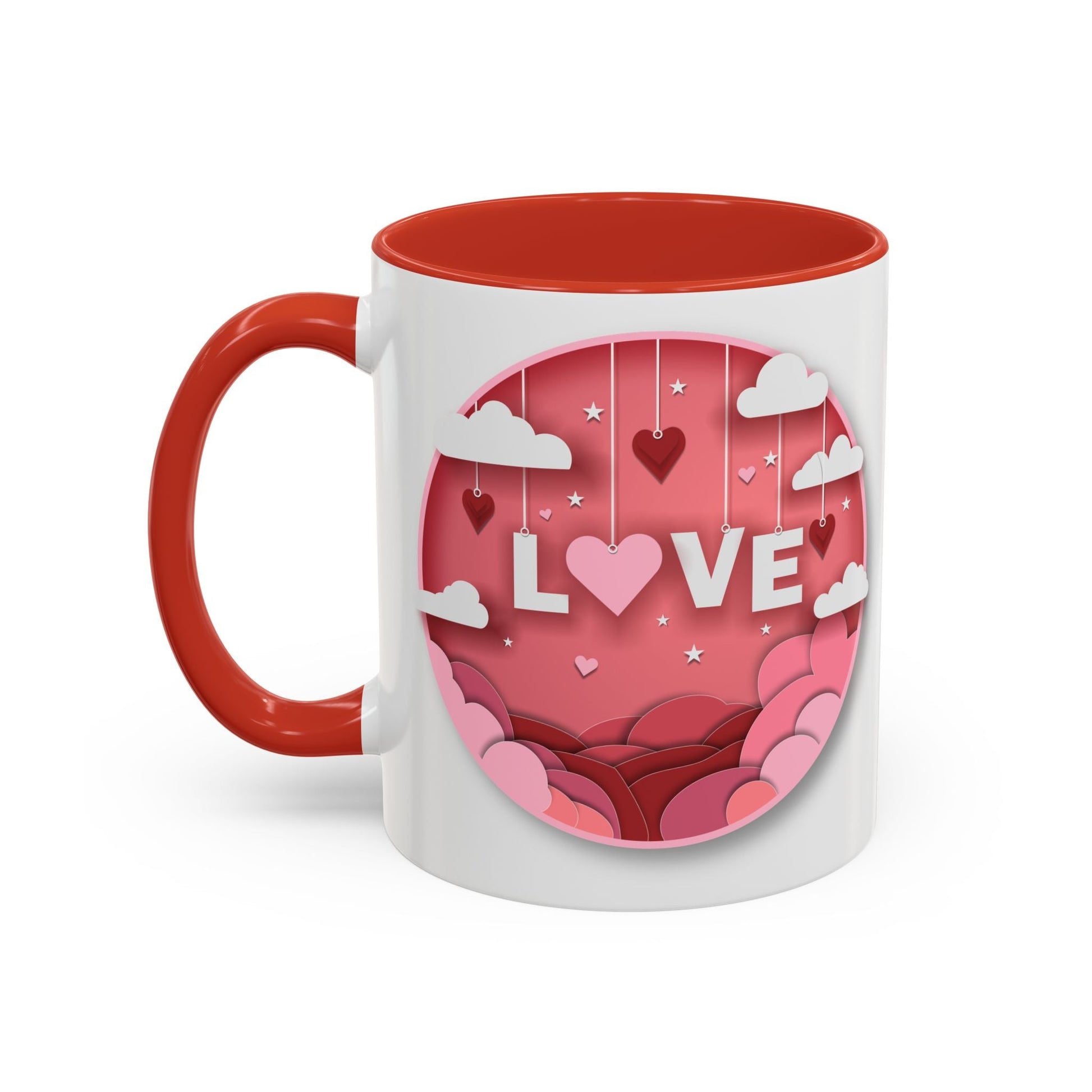 Love Shadowbox Accent Coffee Mug - 63906558651176600876