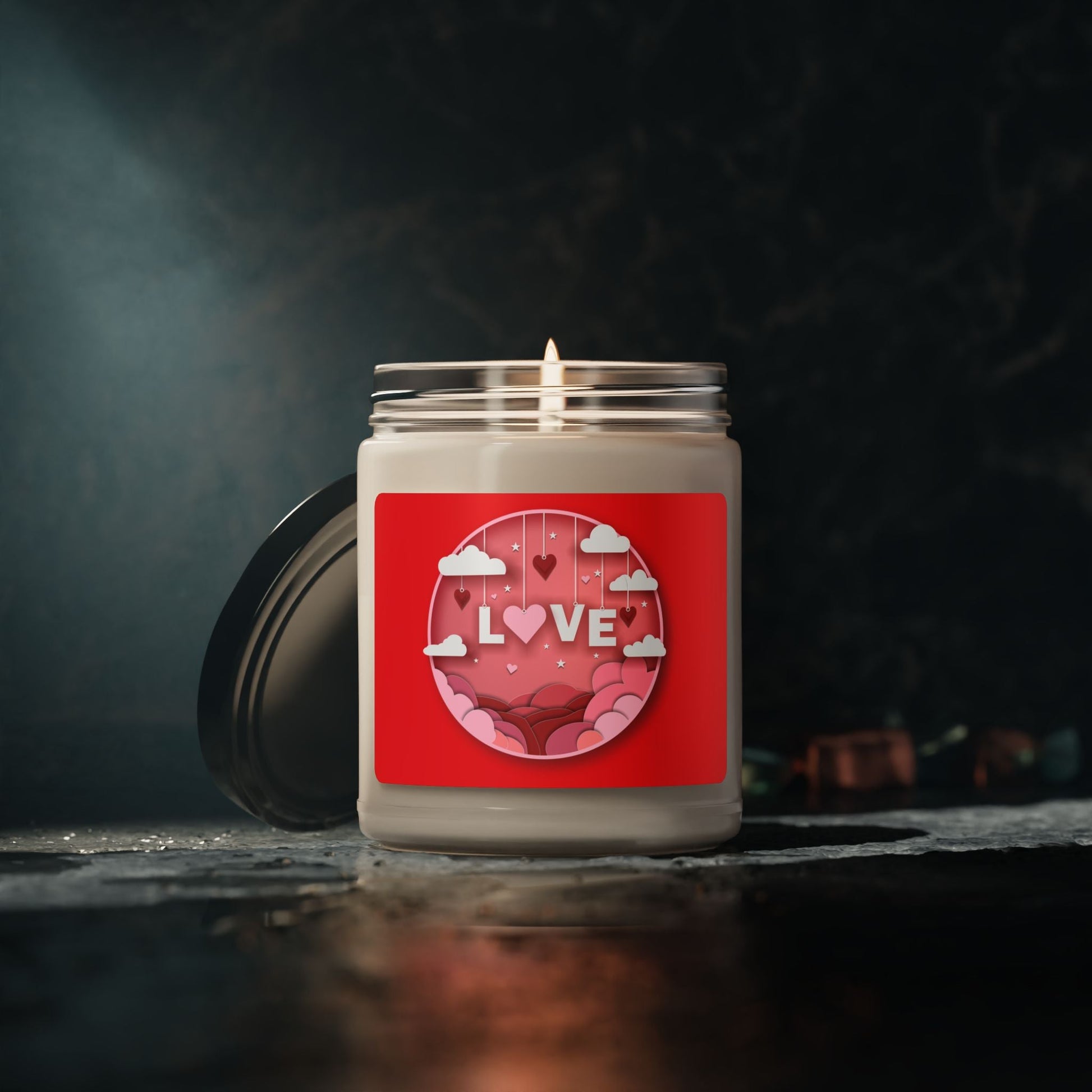 Love Shadowbox Scented Soy Candle - 10176982171399924179